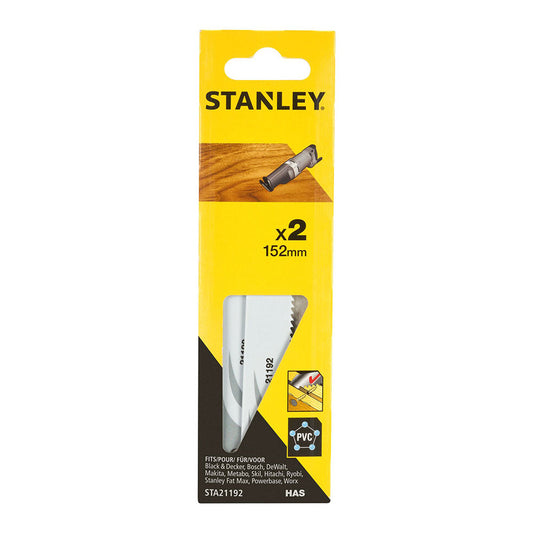 Pack 2 folha serra sabre 15,2cm corte fino sta21192-xj stanley_0