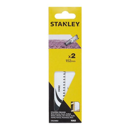 Pack 2 folha de serra de sabre 15,2cm betÃ£o tradicional e celular sta24082-xj stanley_0