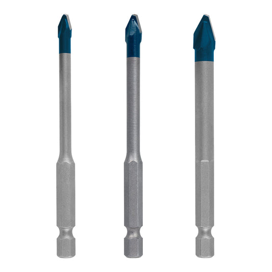 Kit 3 brocas expert hex-9 hardceramic medidas: 5, 6, 8mm 2608900595 bosch_0