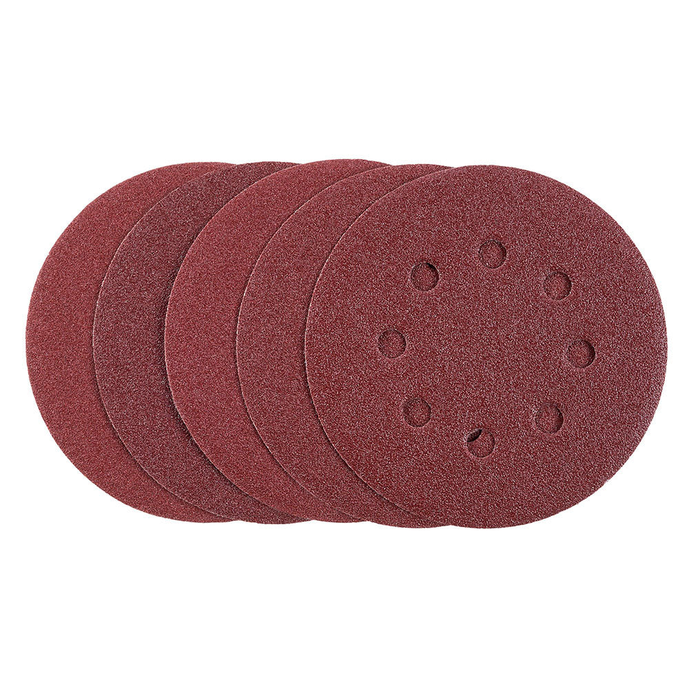 Discos para lixadora roto-orbital 80 g Ã¸125 mm - 5 uds_0