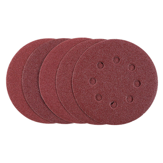Discos para lixadora roto-orbital 80 g Ã¸125 mm - 5 uds_0
