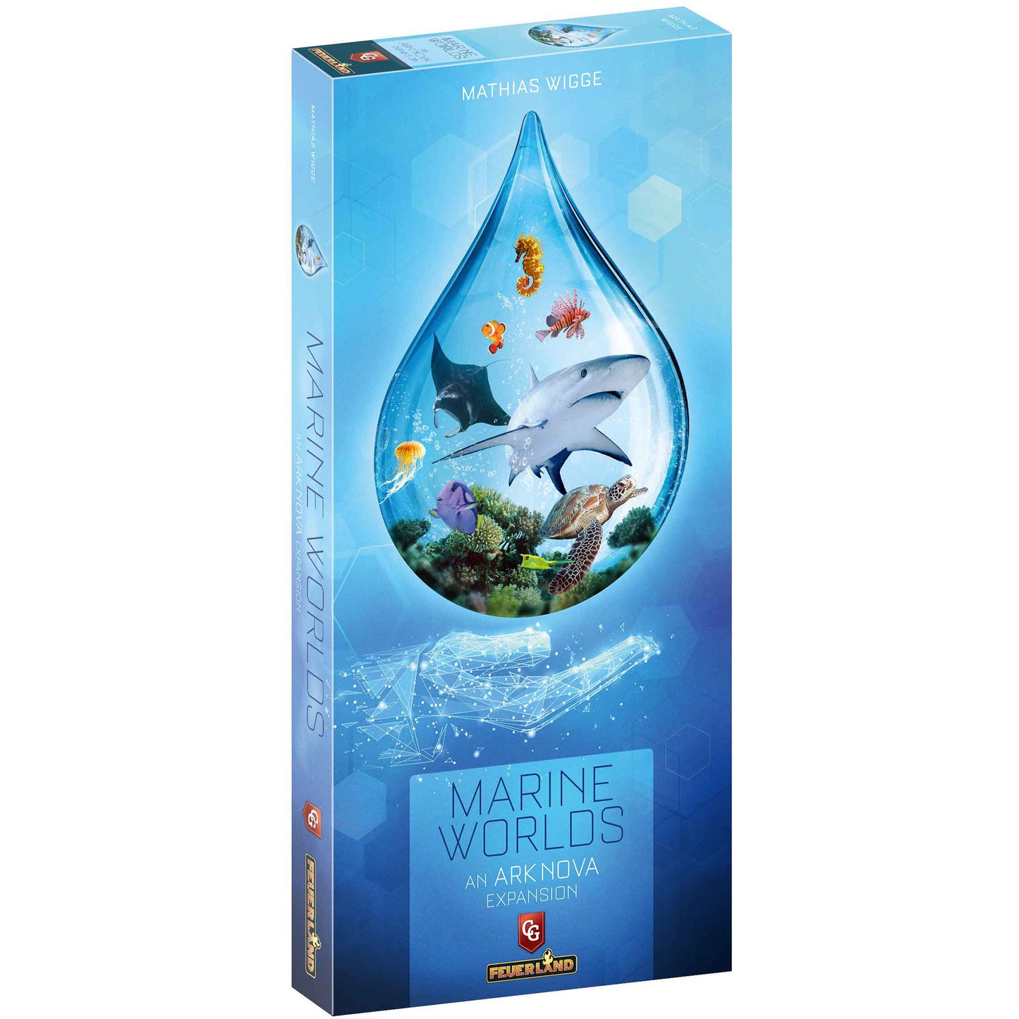 Expansão Ark Nova Marine Worlds Pegasus Jogo de Tabuleiro Inglês
