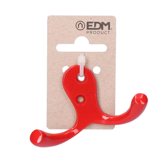 Cabide duplo aluminio vermelho_0