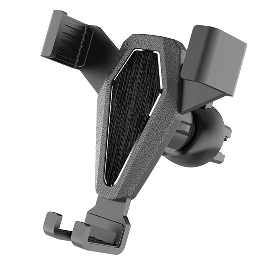 Gravity smartphone car holder, black air vent grille (YC07)_0