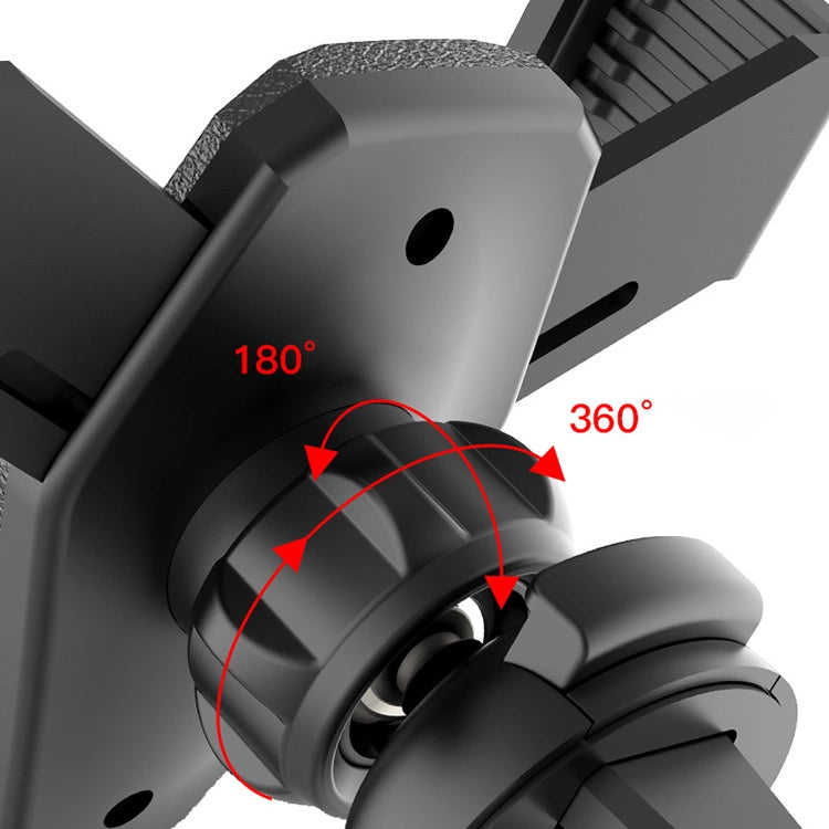 Gravity smartphone car holder, black air vent grille (YC07)_7