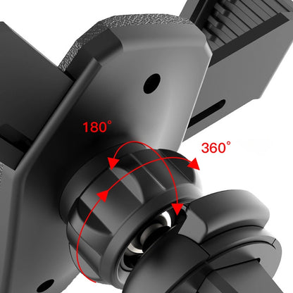 Gravity smartphone car holder, black air vent grille (YC07)_7