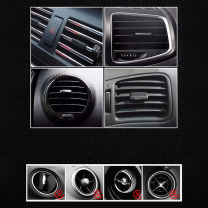 Gravity smartphone car holder, black air vent grille (YC07)_8