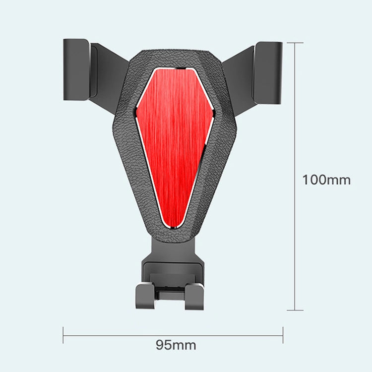 Gravity smartphone car holder, silver (YC07)_9