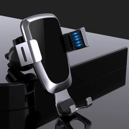 Gravity smartphone car holder, black air vent grille (YC08)_9