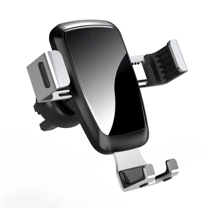 Gravity smartphone car holder, black air vent grille (YC08)_1