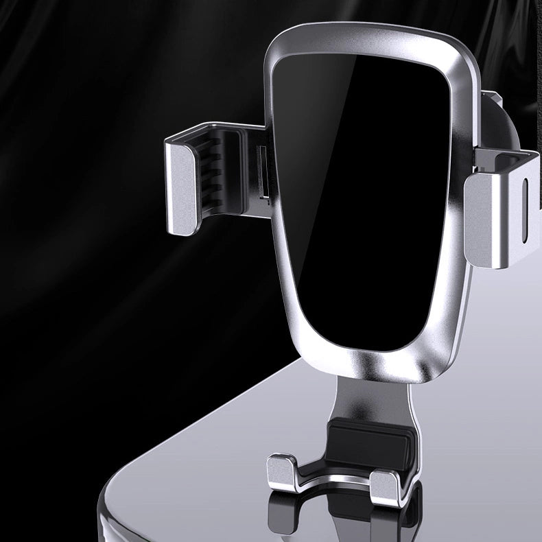 Gravity smartphone car holder, black air vent grille (YC08)_4