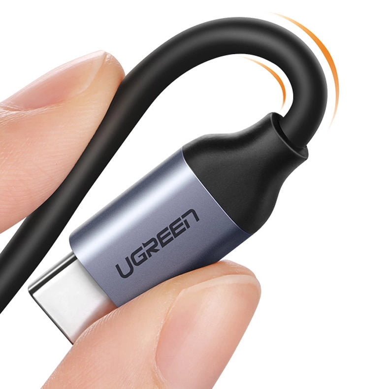 Ugreen audio adapter USB Type C (male) - USB Type C PD QC (female) + 3.5mm mini jack (female) gray (CM231)_16