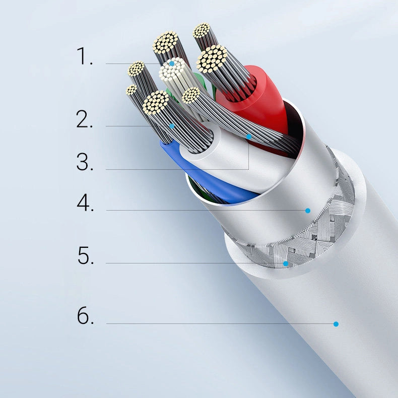 Ugreen cable USB Type C - Lightning 3A cable 0.25 m white (US171)_10