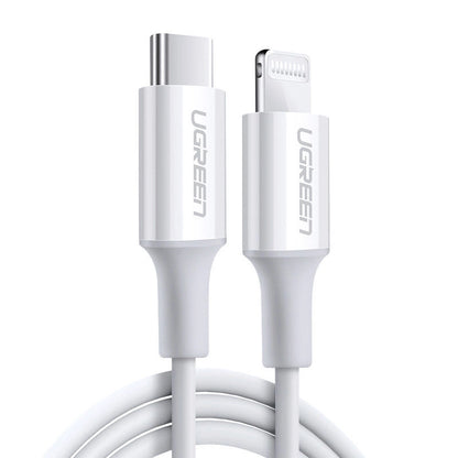 Ugreen US171 Lightning - USB-C MFi PD cable 20W 3A 480Mb/s 0.5m - white_1