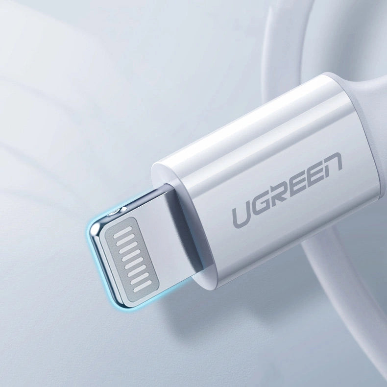 Ugreen US171 Lightning - USB-C MFi PD cable 20W 3A 480Mb/s 0.5m - white_5