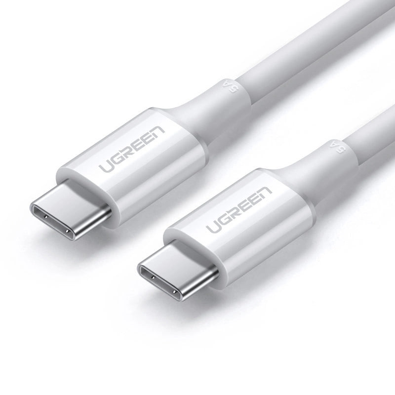 Ugreen US300 USB-C - USB-C PD QC FCP cable 100W 5A 480Mb/s 2m - white_0