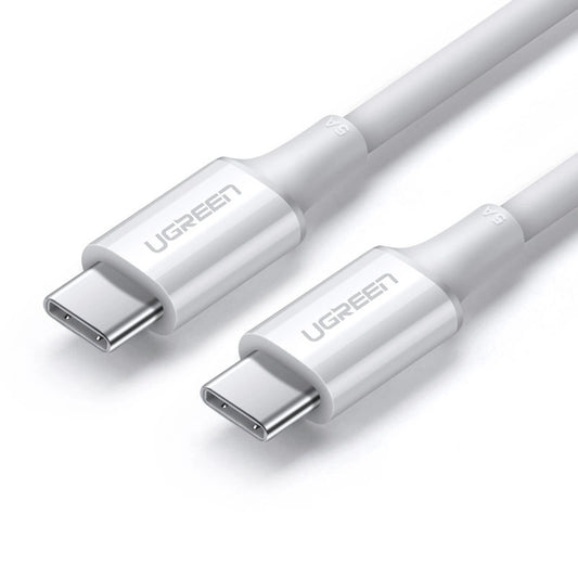 Ugreen US300 USB-C - USB-C PD QC FCP cable 100W 5A 480Mb/s 2m - white_0