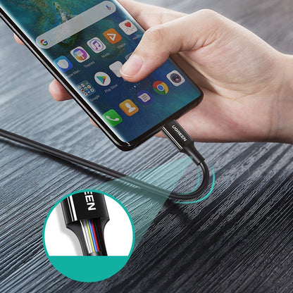 Ugreen US300 USB-C - USB-C PD QC FCP cable 100W 5A 480Mb/s 2m - white_12