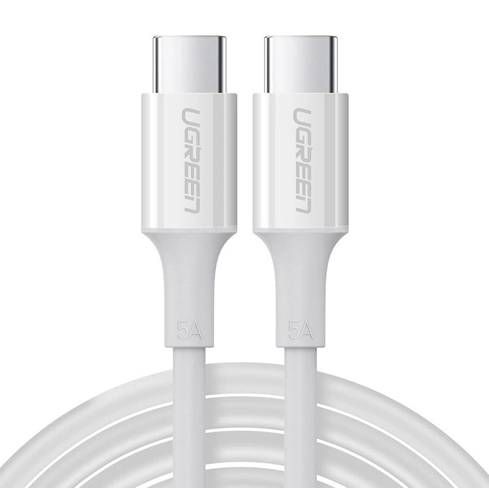 Ugreen US300 USB-C - USB-C PD QC FCP cable 100W 5A 480Mb/s 2m - white_1