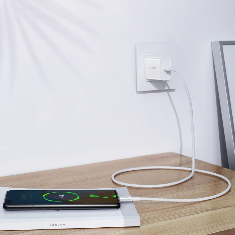 Ugreen US300 USB-C - USB-C PD QC FCP cable 100W 5A 480Mb/s 2m - white_3