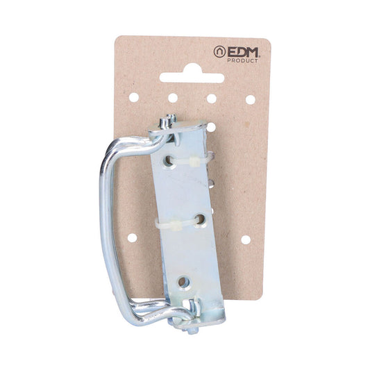 Punho dobrÃ¡vel com batente 100mm zinco 2 uni cromado_0