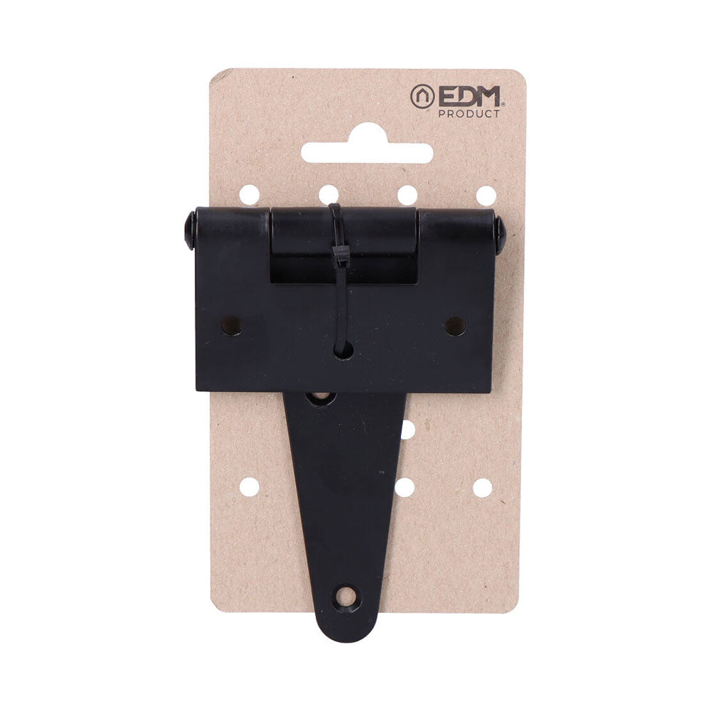 DobradiÃ§a t-form 100 x 75 mm ferro preto epÃ³xi_0