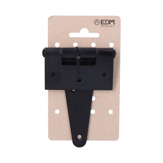 DobradiÃ§a t-form 100 x 75 mm ferro preto epÃ³xi_0