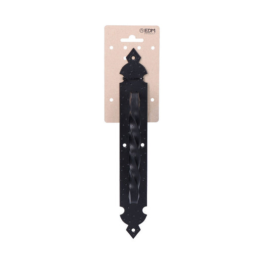 MaÃ§aneta de porta forjada preta de 275mm_0