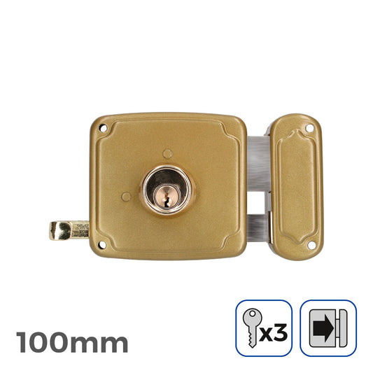 Fechadura direita 100mm 3 chaves incluidas_0
