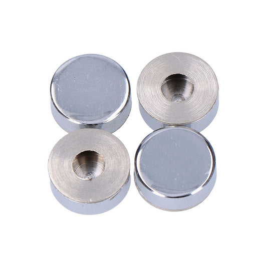 Embalagem 4 unidades. guarniÃ§Ã£o em latÃ£o com rosca lisa 14 mm nÃ­quel_0