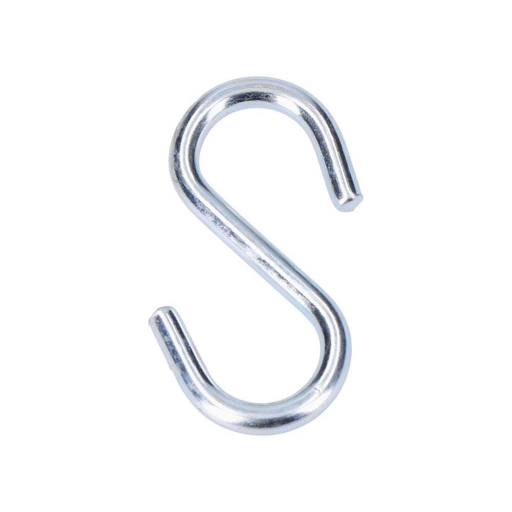 Embalagem 4 unidades. gancho formato "s" 40 mm zinco_0