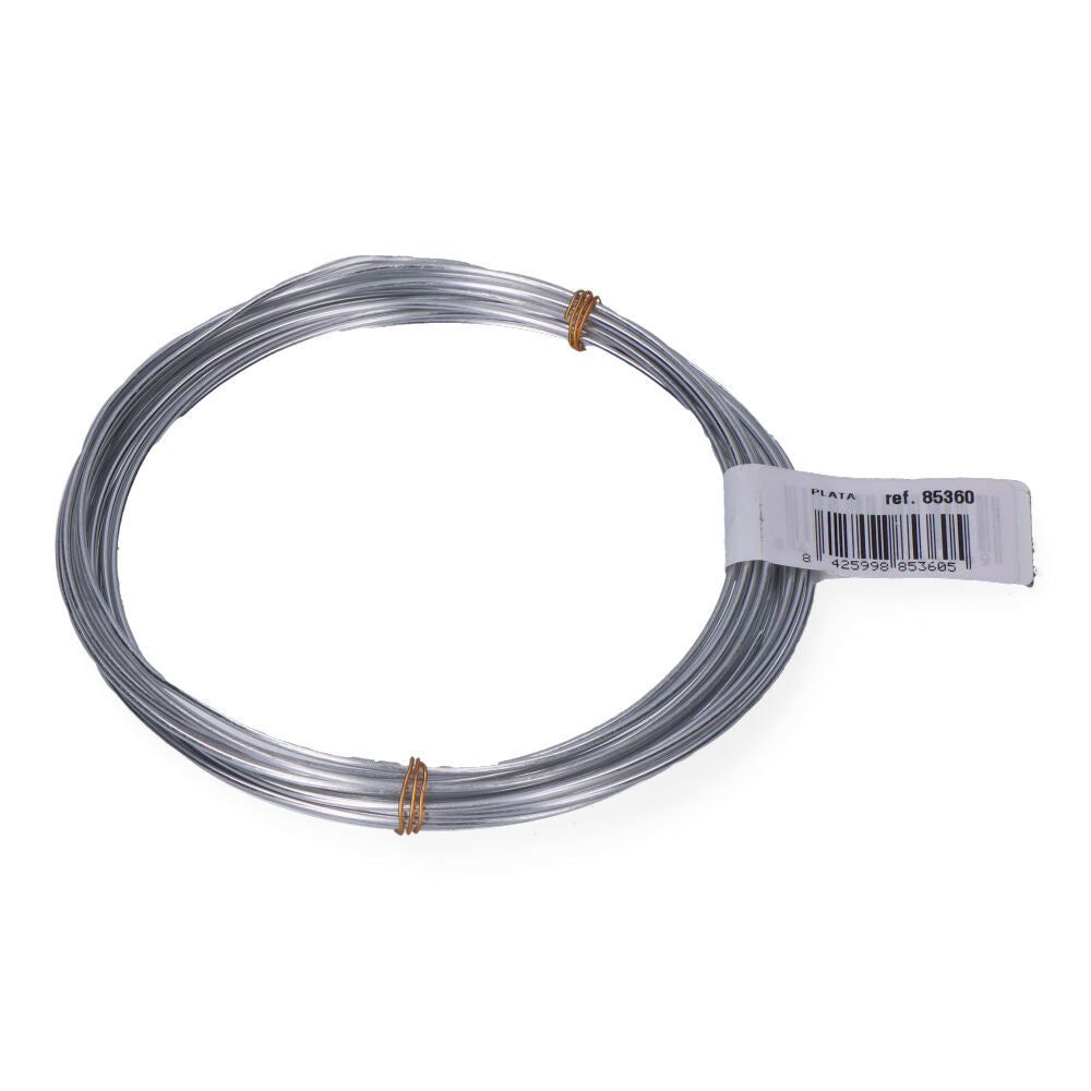Rolo de arame de alumÃ­nio Ã¸1,5 mm 5 m prata_0