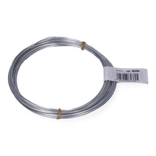 Rolo de arame de alumÃ­nio Ã¸1,5 mm 5 m prata_0