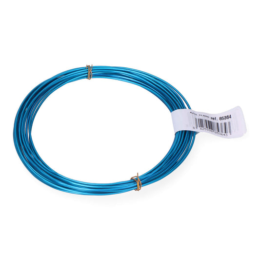 Rolo de arame de alumÃ­nio Ã¸1,5 mm 5 m azul claro_0