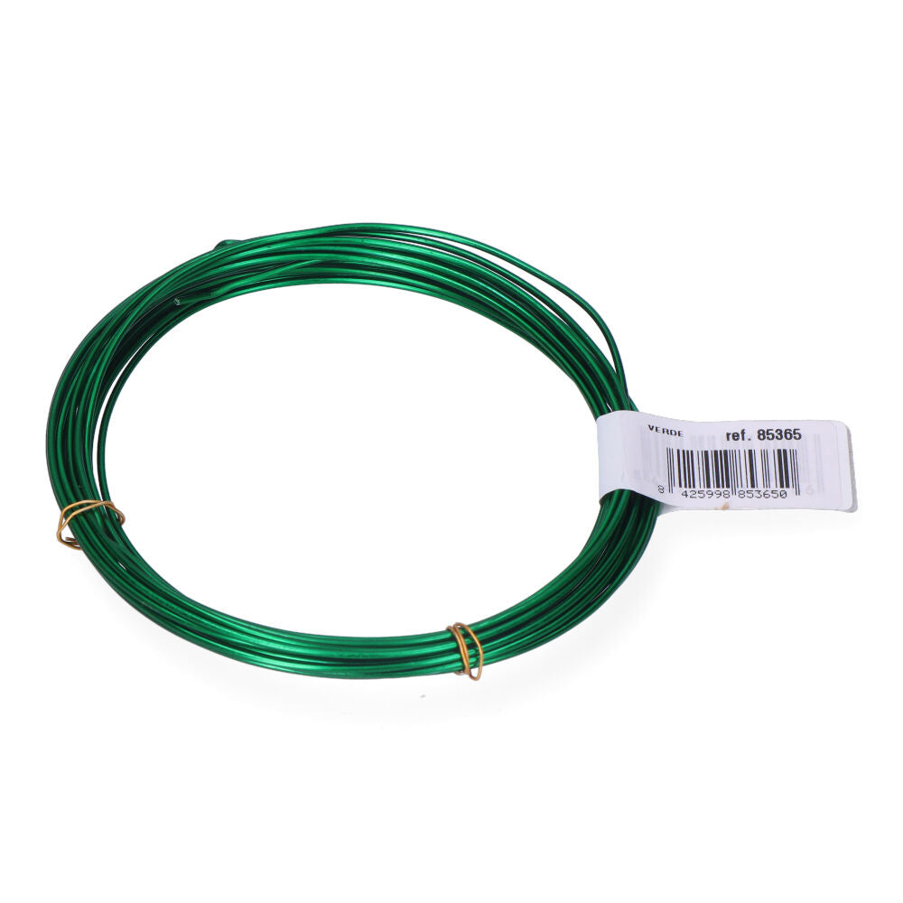 Rolo de arame de alumÃ­nio Ã¸1,5 mm 5 m verde_0