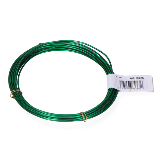 Rolo de arame de alumÃ­nio Ã¸1,5 mm 5 m verde_0