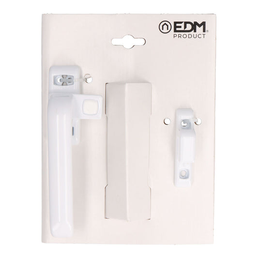 Fecho pressÃ£o 6801 esquerda aluminio branco_0