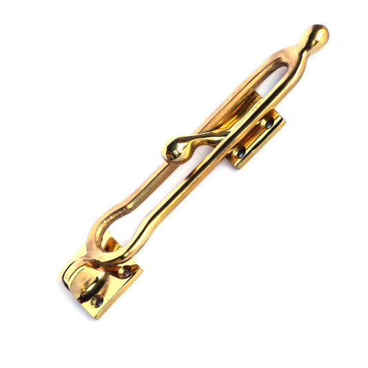 Retentor de porta em latÃ£o polido dourado_0
