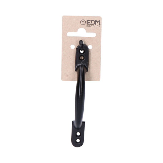 Puxador plano 120mm hÂ° preto edm_0