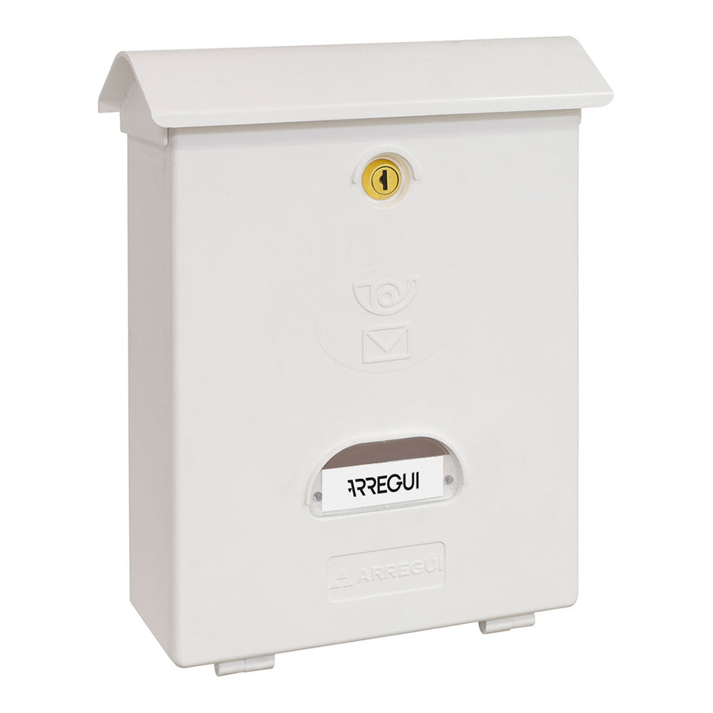 Caixa de correio individual exterior, mÃ©dia, classic, poliestireno, branca, 27 x 11 x 34,6 cm_0