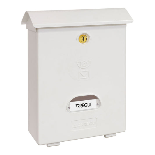 Caixa de correio individual exterior, mÃ©dia, classic, poliestireno, branca, 27 x 11 x 34,6 cm_0