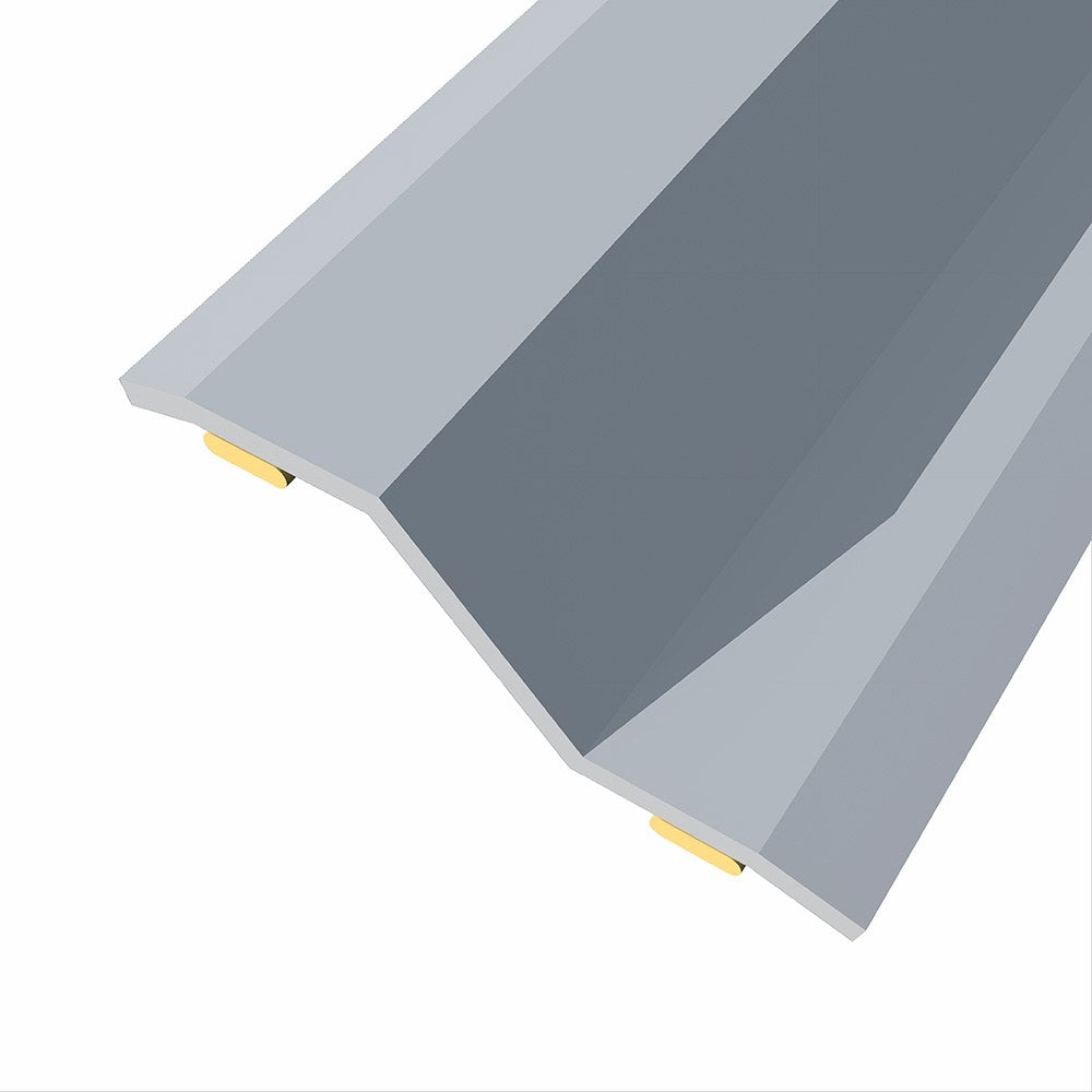 Junta de aÃ§o para desnÃ­vel 8-14 mm, adesiva, flooring, inox, 166 x 3,6 cm_0