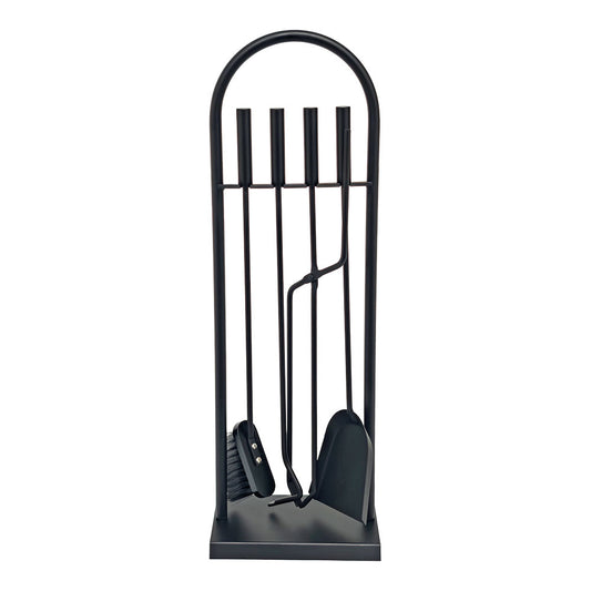 Kit lareira, preto, 4 peÃ§as, 23 x 68 cm_0