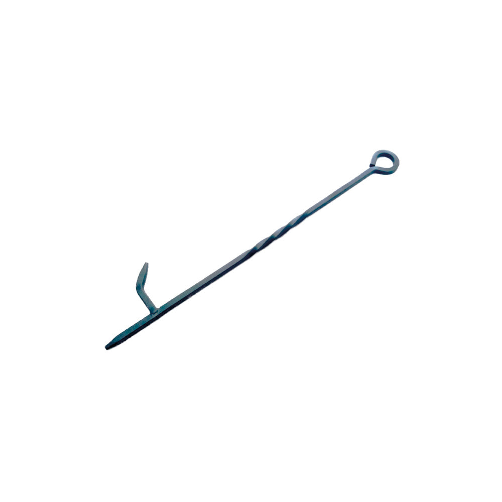Gancho atiÃ§ador metÃ¡lico. cor preto 45,5cm edm_0