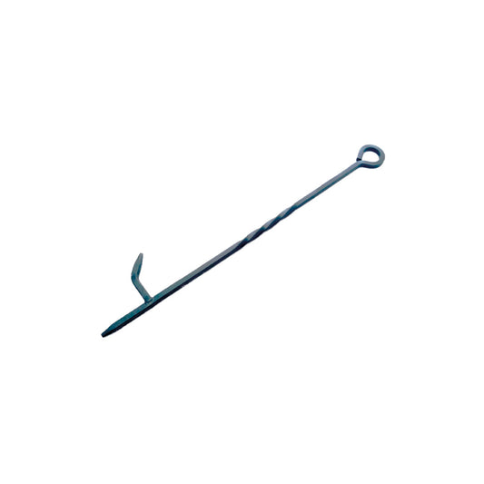 Gancho atiÃ§ador metÃ¡lico. cor preto 45,5cm edm_0