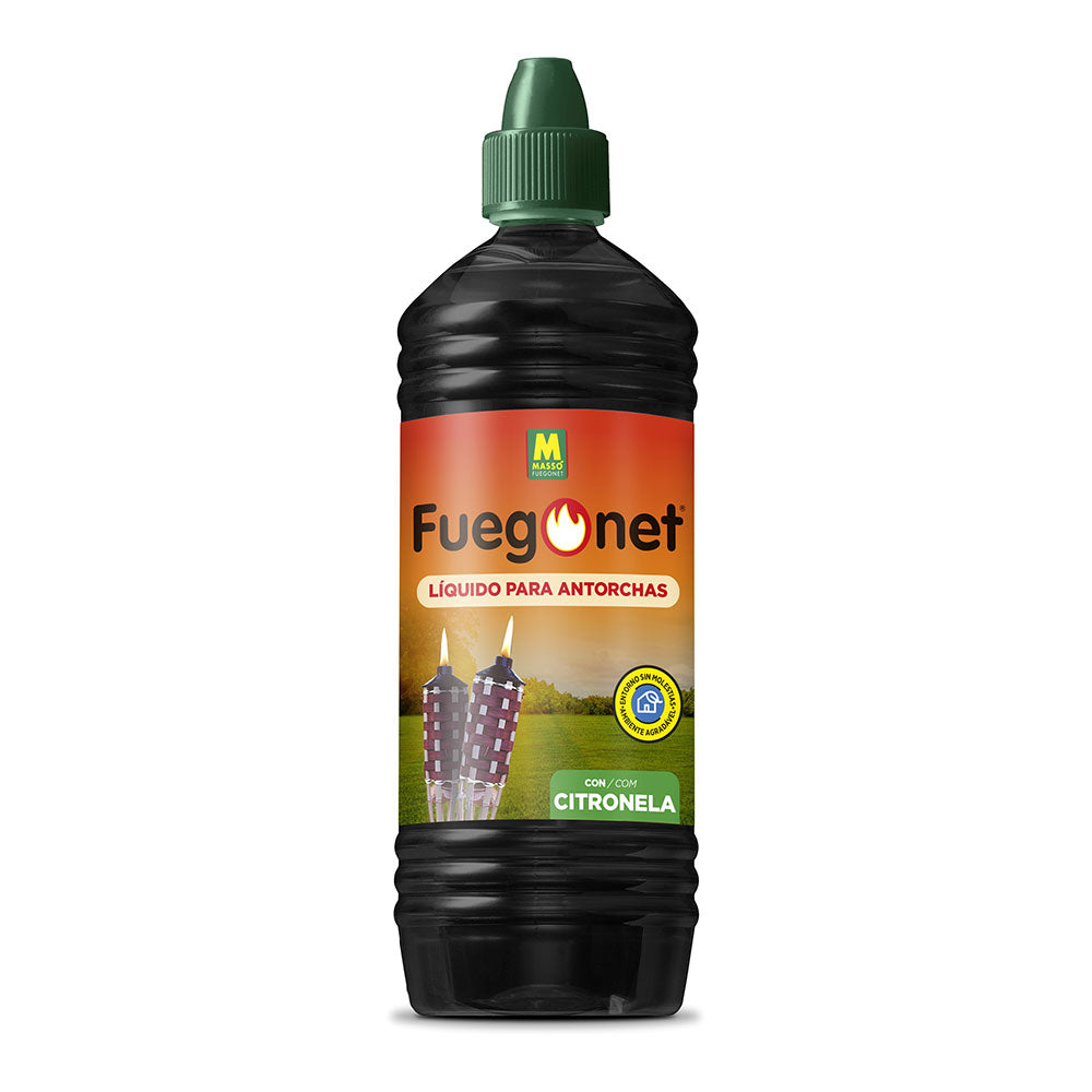 LÃ­quido para tochas com citronela 1 l - fuegonet 231558 massÃ³_0
