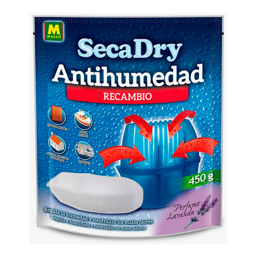 Recarga secadry antihumidade 450g 230010 massÃ³_0