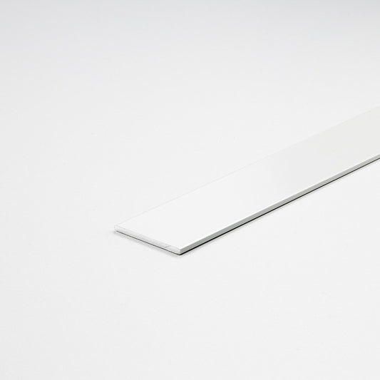 Perfil diy, barra plana de alumÃ­nio pintada de branco, 1000 x 30 x 2 mm_0