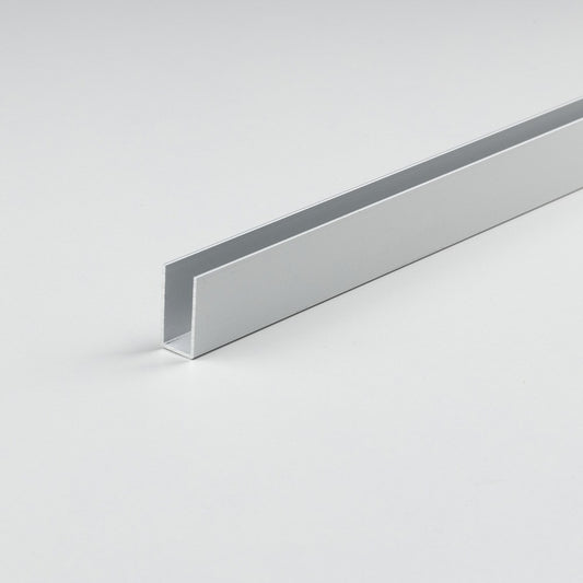 Perfil bricolagem u alumÃ­nio anodizado 1000 x 15 x 10 mm_0