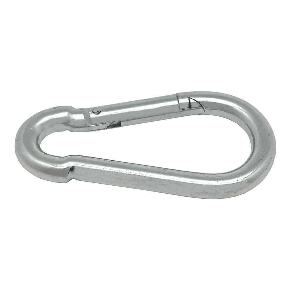 MosquetÃ£o bombeiro sem fechadura, msq01, aÃ§o galvanizado, 7 x 70 mm. 2 unidades_0